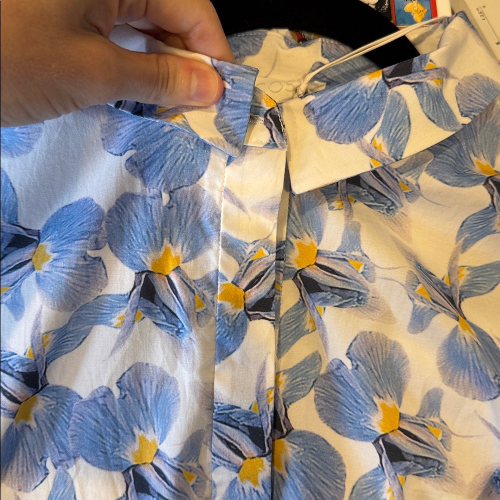 NWT COS Floral Print Collared Dress - Picture 4 of 6